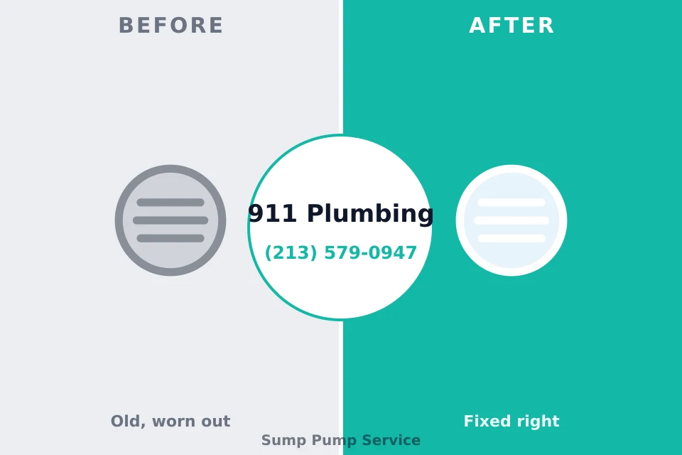 Before and after: plumbing repair Hendersonville, TN